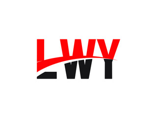 LWY Letter Initial Logo Design Vector Illustration