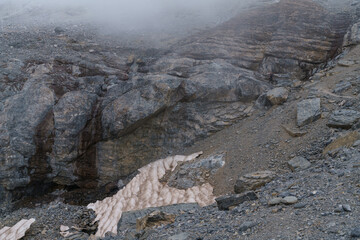Pequeño glaciar en Monte Perdido