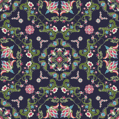 Rosemaling vector pattern 56