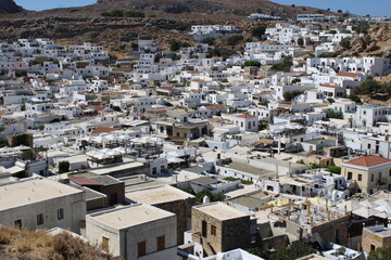 Lindos von oben