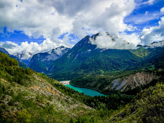 Valle e lago di Erto