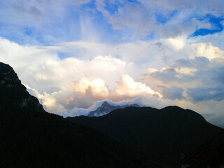 Vista sul Col Nudo - Erto - Alpi Friulane