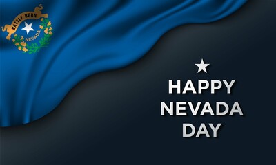 Nevada Day Background Design.