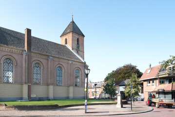 Obraz premium Nicolaaskerk in Heino, Overijssel Province, The Netherlands