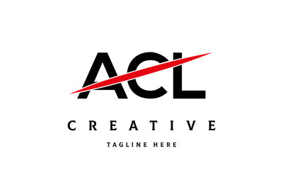 ACL creative three latter logo vector