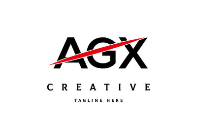 AGX creative three latter logo vector