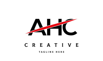 AHC creative three latter logo vector