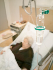 Senior Woman in Hospital II