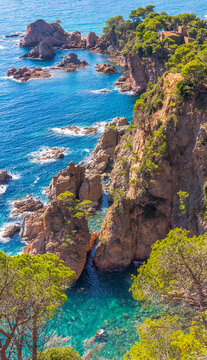 Costa Brava, c&ocirc;te espagnole, tossa de Mar