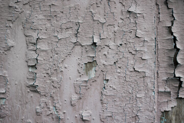 texture of peeling paint on wooden surface 