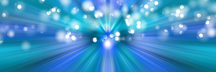 Fototapeta premium Festive abstract glowing light effects background. Bright spots of light.