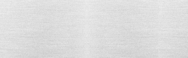Panorama of White canvas texture background of cotton burlap natural fabric cloth for wall paper and painting design backdrop