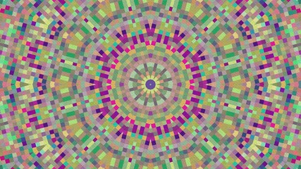 Kaleidoscope Pattern, Very Colorful and Trippy