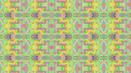 Kaleidoscope Pattern, Very Colorful and Trippy