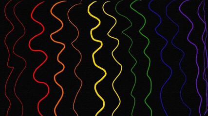Rainbow Background Pattern Design
