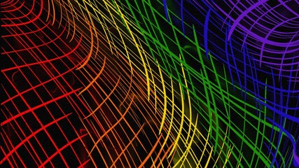 Rainbow Background Pattern Design