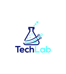 Tech lab logo design
