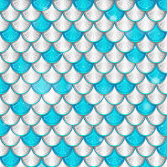 Fish scale seamless pattern background