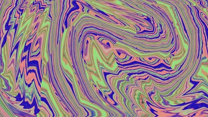 Liquid Abstract Design, Bright and Colorful