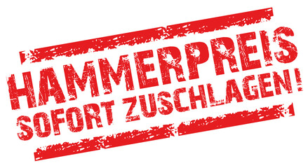 Stempel HAMMERPREIS