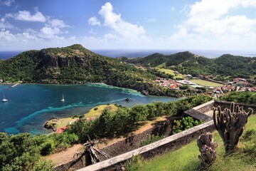 Naklejka premium Guadeloupe landscape - Les Saintes