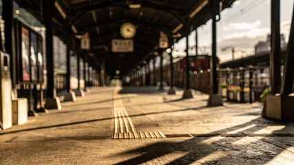 門司港駅ホーム
