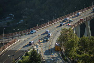 traffic on the highway