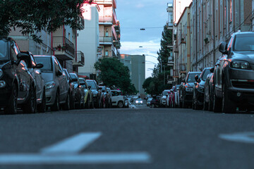 Obraz premium cars on the street