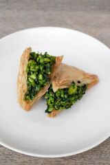 Fresh homemade Baklava middle eastern sweet dessert food pastry cakes