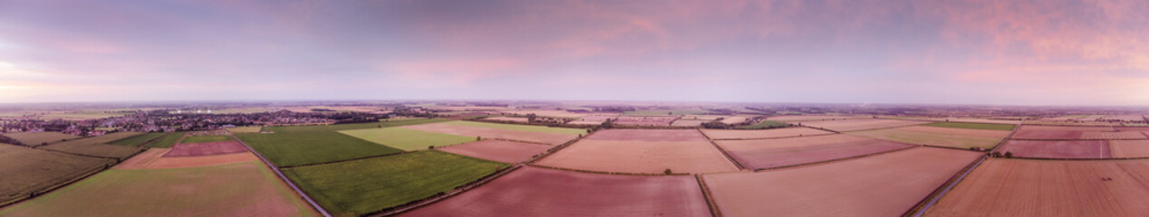 aerial view of norfolk landscape