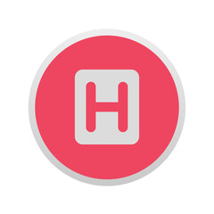 Hospital Sign - Sticker