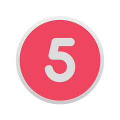 Five - Sticker