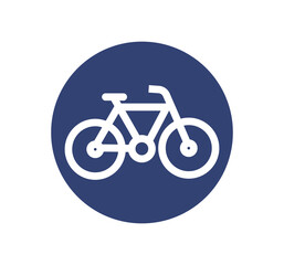 Fototapeta premium Bike parking vector sign. Signboard. Bicycle symbol.