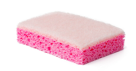 Obraz na płótnie Canvas Sponge for dish cleaning isolated on white background