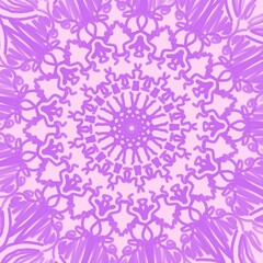 Valentine's day party pastel kaleidoscope art pattern hand drawn decorative background pink purple love romance attraction