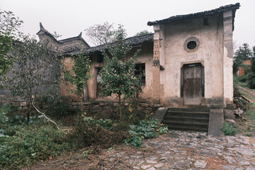 Fototapeta na wymiar Scenery of Dingli Bay Ancient Town, Xinyang, Henan
