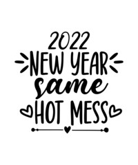 Happy New Years SVG Bundle, Hello 2022 Svg, 2021