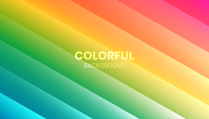Bright colorful background with overlap layers
