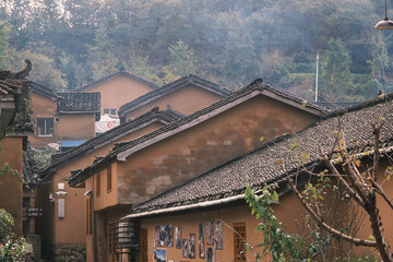Scenery of Tianpu Dawan Ancient Town, Xinyang, Henan