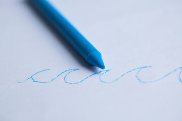 Colored pencils details still. High quality photo