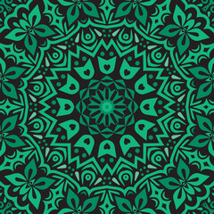 Seamless floral pattern. Ethnic Style Colorful ornamental decoration for different purposes.