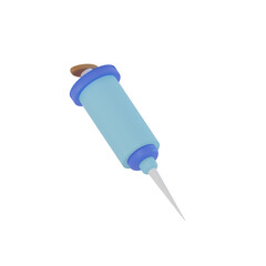 3d injection icon rendering illustration 