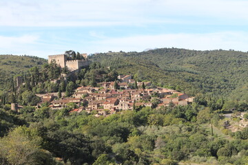 Fototapeta na wymiar France, Occitanie, village de Castelnou