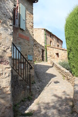France, Occitanie, village de Castelnou