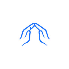 Home and Hand Logo Design