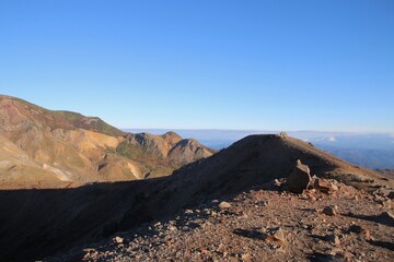 吾妻小富士からの眺め（福島市）