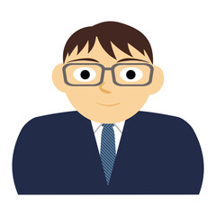 ふくよかなビジネスマン