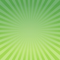 Abstract Green Yellow gradient rays background. Vector - obrazy, fototapety, plakaty