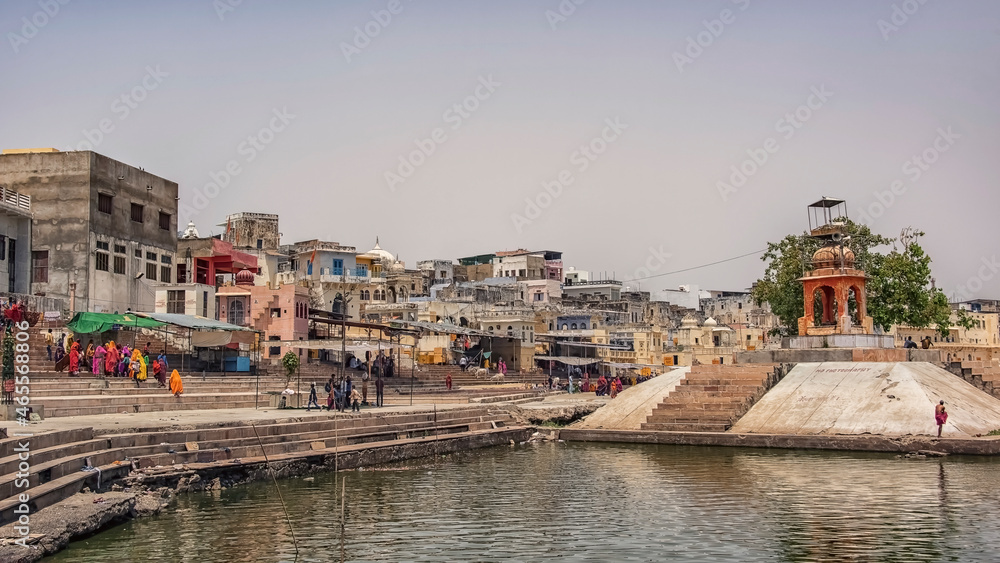 Canvas Prints udaipur city life in rajasthan, india