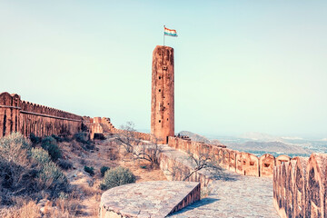 Jaigarh fort in Jaipur, Rajasthan, India